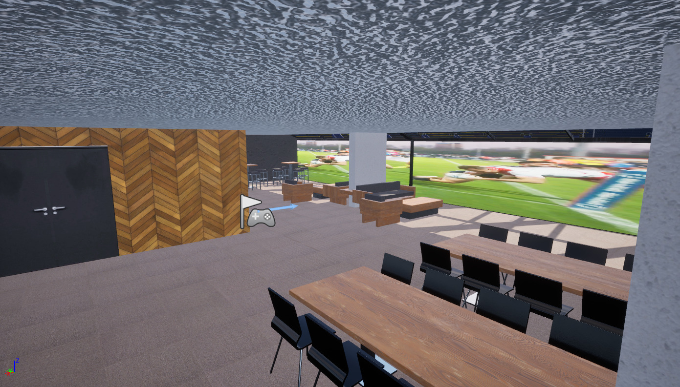 Interactive Virtual Fan Zones